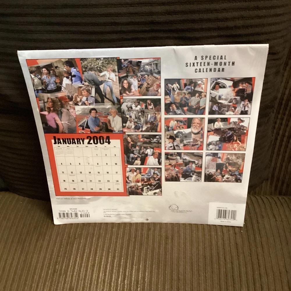 📅 The Dukes of Hazzard 2004 Calendar NEW IN SHRINK WRAP📆